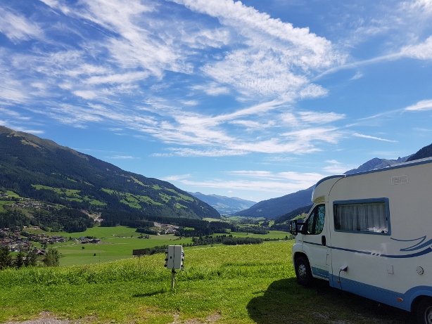 Stellplatz mit Aussicht